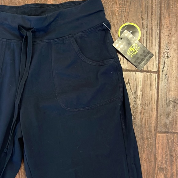 Athletic Works Blue Core Knit Capri Pants with Drawstring & Tee Size XS (0-2) - Picture 4 of 12